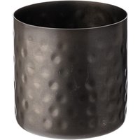 Utopia Vintage Steel Hammered Chip Cups Black 85mm (12 Pack)