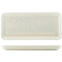 Terra Porcelain Pearl Narrow Rectangular Platter 31 x 14cm - Pack of 6