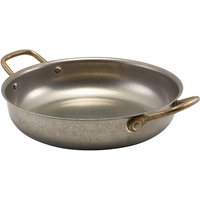 GenWare Vintage Steel Round Dish 22 x 5cm - Pack of 6