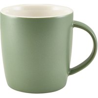 GenWare Porcelain Matt Sage Cosy Mug 35cl/ 12.3oz - Pack of 6