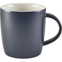 GenWare Porcelain Matt Blue Cosy Mug 35cl/ 12.3oz - Pack of 6