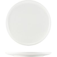 GenWare Porcelain Flat Rim Plate 26cm/ 10" - Pack of 4