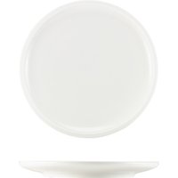 GenWare Porcelain Flat Rim Plate 20cm/ 8" - Pack of 6