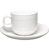 Olympia Linear Stacking Tea Cups 200ml 7oz (Pack of 12)