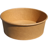 1300ml Kraft Bowl PE (KB4) (6x50)