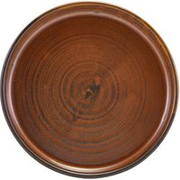 Terra Porcelain Rustic Copper Low Presentation Plate 14cm - Pack of 12