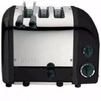 Dualit 2 + 1 Combi Vario 3 Slice Toaster Black 31205