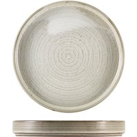Terra Porcelain Grey Presentation Plate 26cm - Pack of 6