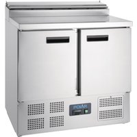 Polar G-Series Pizza Prep Counter Fridge 254Ltr