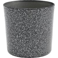 Stainless Steel Serving Cup 8.5 x 8.5cm Hammered Silver
