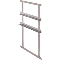 Cambro 4 Stainless Steel Rails & 2 Frames for Front Loading Carrier