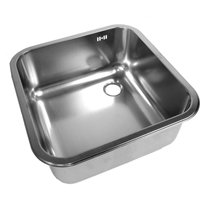 Combisteel AISI 304 Sink with PVC Siphon - 335 mm Width