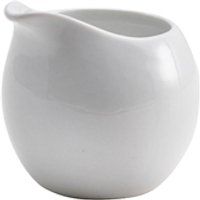 Genware Porcelain Milk Jug 8.5cl/ 3oz - Pack of 12