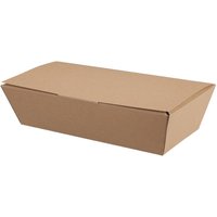 Colpac Compostable Kraft Food Boxes 250mm (Pack of 150)