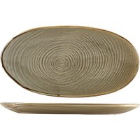 Terra Porcelain Grey Organic Platter 31cm - Pack of 6
