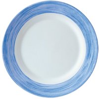 Arcoroc Brush Dessert Plates Blue 195mm (24 Pack)