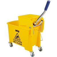 Jantex Kentucky Yellow Mop Bucket and Wringer 15L