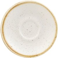 Churchill Stonecast Espresso Saucers Barley White 118mm (12 Pack)