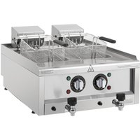 Buffalo 600 Series Twin Tank Electric Fryer 2 x 8Ltr