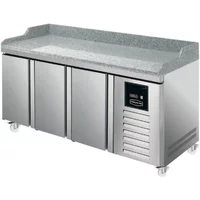 Sterling Pro SPI-7-180-30-GR Three Door Granite Counter Fridge 452 Litres