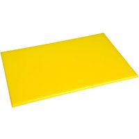 Hygiplas High Density Antibacterial Yellow Chopping Board 455x305x12mm