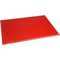 Hygiplas High Density Antibacterial Red Chopping Board 455x305x12mm