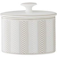 William Edwards Bakewell Coupe Oval Sugar Bowls Taupe 90mm (12 Pack)