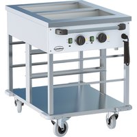 Combisteel Bain-Marie Trolley 2/1 - +30 to +90 °C