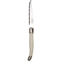 Laguiole Serrated Steak Knives White Handle (6 Pack)