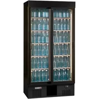 Gamko Maxiglass MG3/500SD Sliding Double Glass Door Upright Bottle Cooler 500 Litres