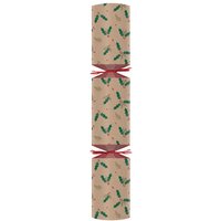 Swantex Kraft Jolly Holly Christmas Cracker 10" (50 Pack)