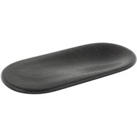 Playground Bread & Bite Black Oval Plates 220x100mm (6 Pack)