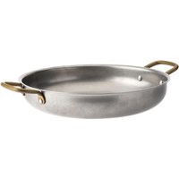Utopia Vintage Brass Handled Dishes 230mm (6 Pack)