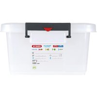 Araven Polypropylene Food Storage Container with Colour Clips 40Ltr