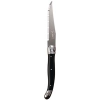 Laguiole Serrated Steak Knives Black Handle (6 Pack)