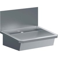 CombiSteel Stainless steel Wash Basin 1 Tap 600MM Drain Plug And Splash Shield Included