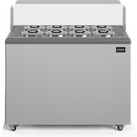 Combisteel Zanzibar 8 Ice Cream Display - 360 L