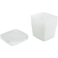 Matfer Bourgeat Soft Modulus Flexible Food Storage Container Box 1.5Ltr (6 Pack)