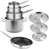Vogue Cook Like A Pro 5-Piece Stainless Steel Cookware Set