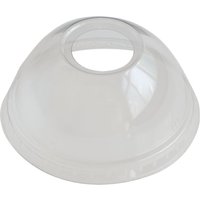 eGreen RPET Dome Lid with Straw Hole 93mm (1000 Pack)