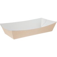 Colpac Compostable Kraft Food Trays Large 220mm (250 Pack)