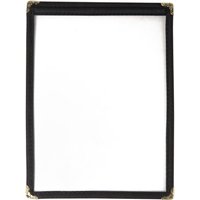 Olympia American Style Menu Cover Black A5