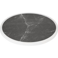 Bolero Fibre Glass Round Table Top Dark Granite Effect 580mm