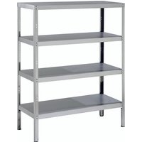 Parry RACK4S - Stainless Steel Storage Rack With 4 Shelves And Adjustable Feet 1200 x 400 x 1500