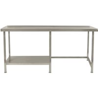 Parry TABHL - Stainless Steel Table With Part Undershelf Left Hand Side 900 x 1800 x 700