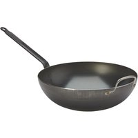 De Buyer Mineral B Wok Steel Blue Carbon 32cm