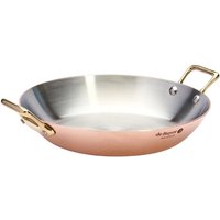 De Buyer Inocuivre Round Dish with Brass Handles 24cm