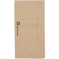 Fiesta Recyclable Recycled Lunch Napkin Kraft 32x30cm 1ply Dispenser Fold (6000 Pack)