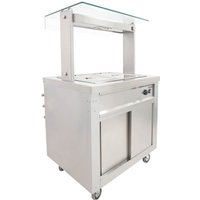 Parry FS-HBW2 - Flexi Serve Hot Cupboard with Wet Well Bain Marie and Heated Gantry