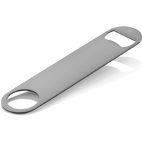 Nocturn Bottle Opener Gun Metal Chrome Nickel Steel 18 x 4 cm